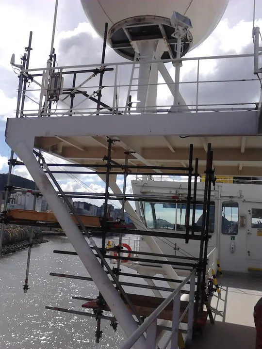 Serviços e equipe em campo — registro 53 da JR Andaimes