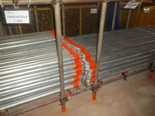 Equipamentos e estrutura — registro 63 da JR Andaimes