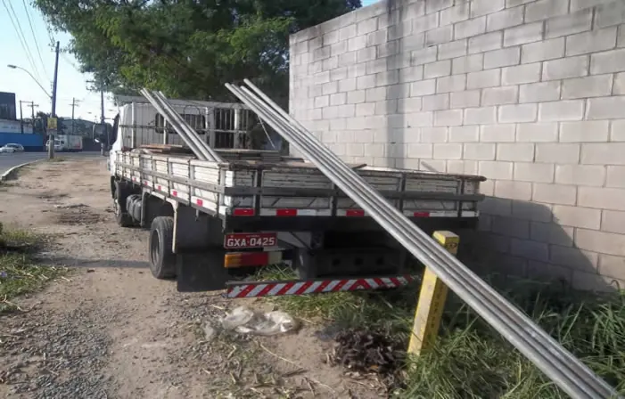 Obras industriais — registro 25 da JR Andaimes