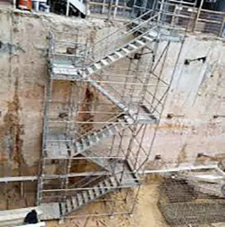 Serviços e equipe em campo — registro 161 da JR Andaimes